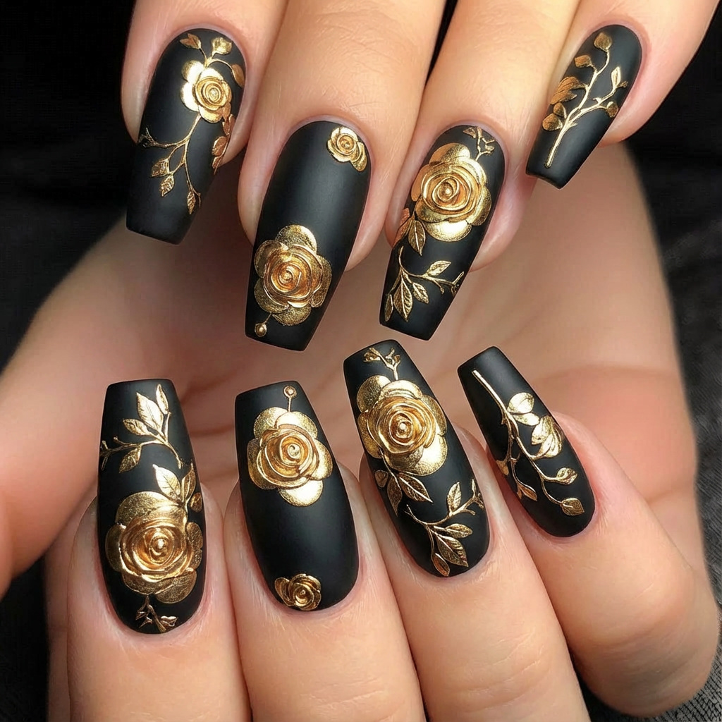 أظافر صناعية ثلاثية الأبعاد لل - مراجعة Nail Art Press On وسعره